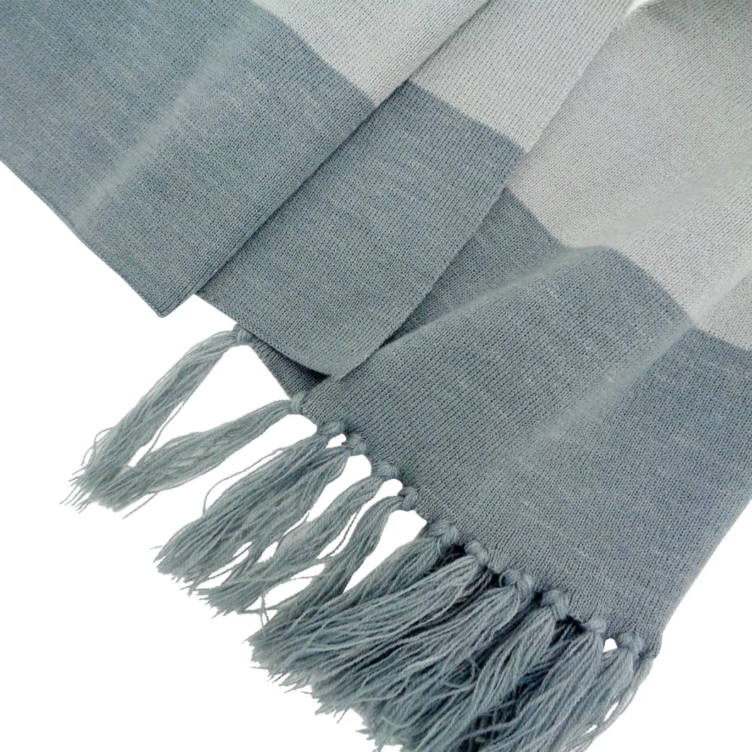 Wholesale Cutsom Knitted Men&prime;s Scarf.