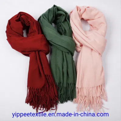 OEM 70X180cm Winter Thermal Cashmere Scarves Imitation Wool Scarves